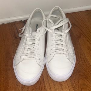 Madewell White Leather Sneaker